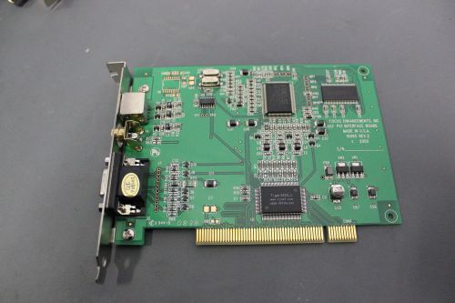 FOCUS ENHANCEMENTS PCI VIDEO CAPTURE FRAME GRABBER CARD 10095 REV.2 (S20-T-100A)