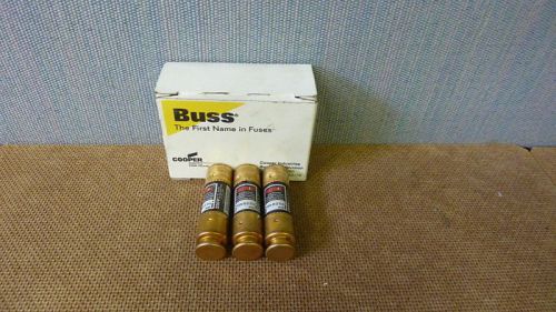 Set of 3 bussmann fusetron frn-r-3-2/10 3-2/10a 250v fuses new (6178) for sale