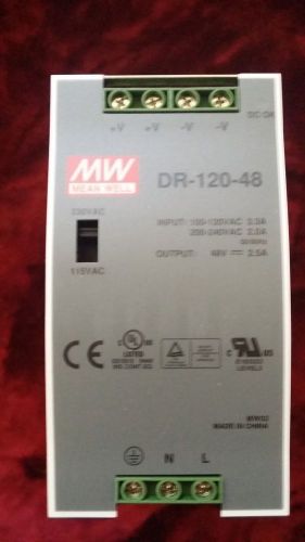 Meanwell Power Supply DR-120-48  Brand New