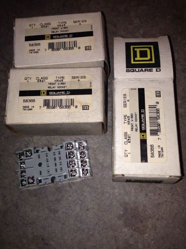 Square d 8501 nr45 8501nr45 relay socket new for sale