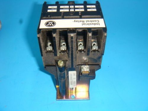 NEW WESTINGHOUSE ARD4T, 4 POLE RELAY, STYLE 765A651G02, 600VDC, NEW NO BOX
