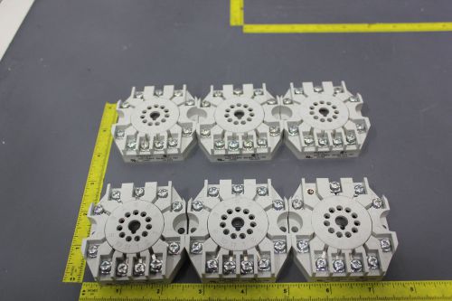 6 new magnecraft 14 blade relay socket/base 300v 10a 70-170-1  (s3-2-117d) for sale