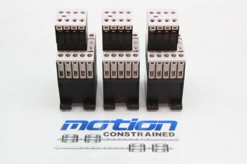 Lot of 3 Moeller DL M(C)12 Contactors with DIL A-XHI40 Connector Modules