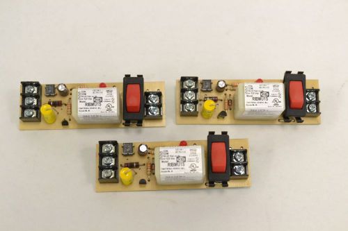 Lot 3 rib ribmu1s panel mount functional device relay switch 120vac b321601 for sale