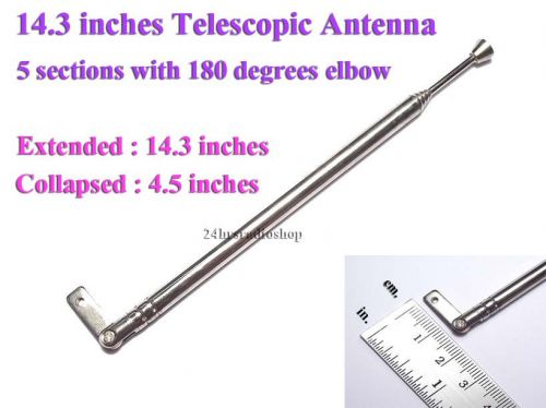 14.3 inches Telescopic Antenna Ham Radio Project RC Radio Remote Control Robotic