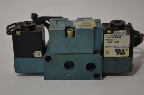 Mac 6124b-pm-111ca pme-111baaa 150psi 120v-ac 3/8in npt solenoid valve d304988 for sale