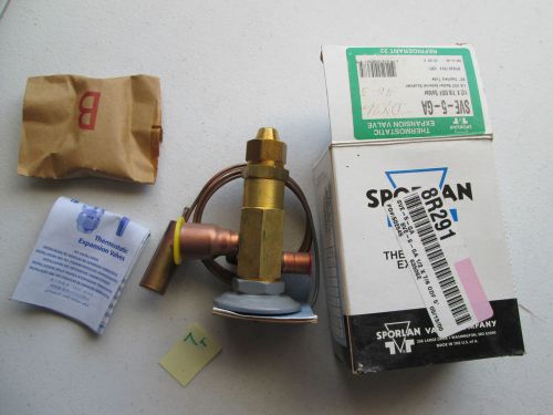 New in box sporlan thermostatic expansion valve sve-5-ga 1/2 x 7/8 odf (248) for sale