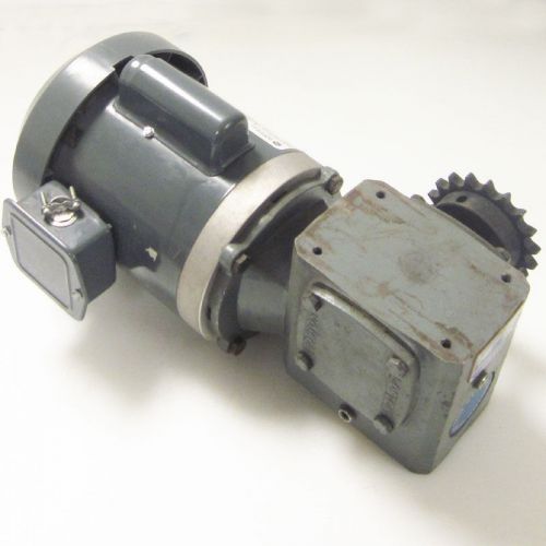 Ge motors 5kc42gn0018 1 ph motor w/ boston gear reducer for sale