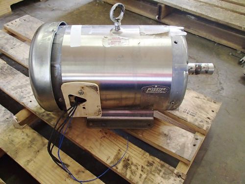 BALDOR 10 HP INVERTER DRIVE WASHDOWN MOTOR 480 VOLT, 3525 RPM, FRAME 215T (USED)