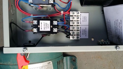 3 phase 10hp motor and 3 phase 10 hp convertor panel (rpc)