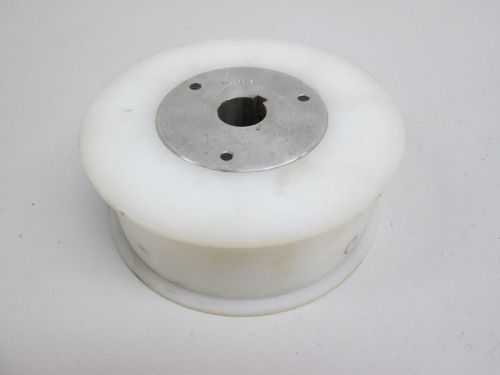 New marq 7b2359 plastic flat 1groove 1 in pulley d258350 for sale