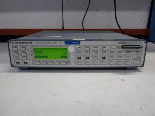 Rohde &amp; schwarz tif multistandard video timing analyzer 2005.3000.02 pal ntsc for sale