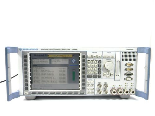 Rohde &amp; schwarz cmu200 radio communication platform w/ opt. - 30 day warranty for sale