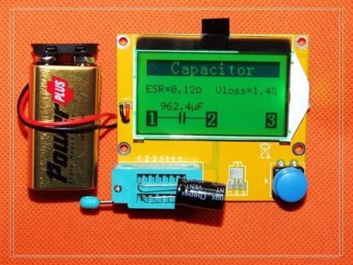 Mega328 transistor tester diode triode capacitance esr meter mos pnp/npn m328 for sale