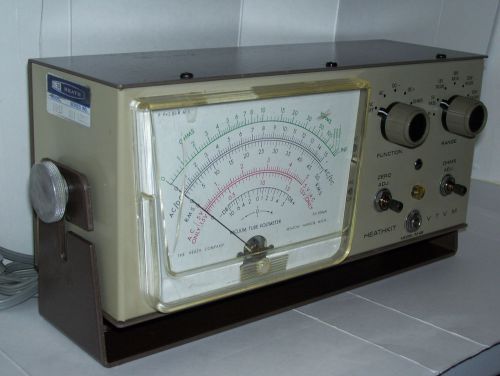 Heathkit im-28 vtvm w/original manual &amp; test leads/rf probe for sale