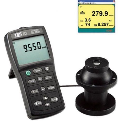 Handheld luminous flux meter light tester range 7000 lumens rs232 tes-133 for sale