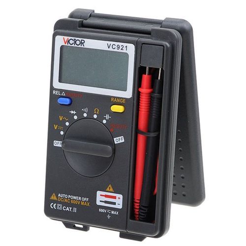 Mini VC921 DMM Integrated Handheld Pocket Digital Frequency Meters Multimeter