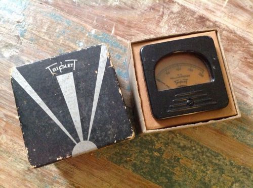 Vintage triplett d.c. milliamperes electrical instrument model 227-a originalbox for sale