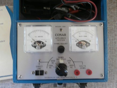 Vintage Conar Appliance Tester - Model 200