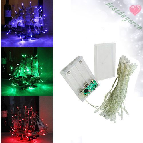New#3M 30 LED Light String Fairy Party Wedding Christmas Transparent Length*^