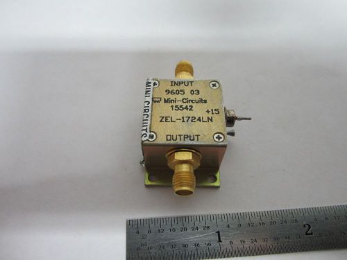 Mini circuits rf amplifier frequency zel-1724 ghz low noise bin#b2-c-69 for sale