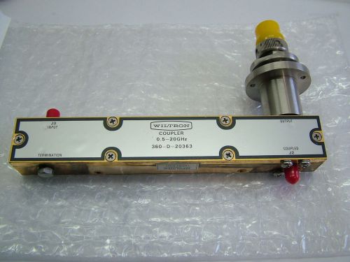 Directional coupler wiltron 360-d-20363 0.5 - 20ghz inv2 for sale