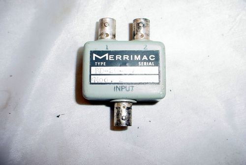 Merrimac PD-20-55 Hybrid Power Splitter 100mHz BNC