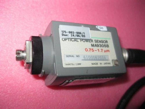 Anritsu MA9305B Optical Power Sensor for ML910A