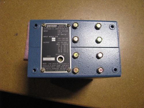 SORRENSEN / RAYTHEON POWER SUPPLY QSA75-.5 NSN: 6130-01-178-7503