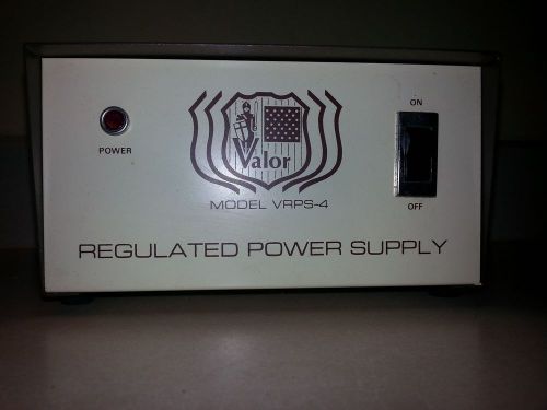 Valor Regulated Power Supply Model VRPS-4  Made in The USA Excellent Condition