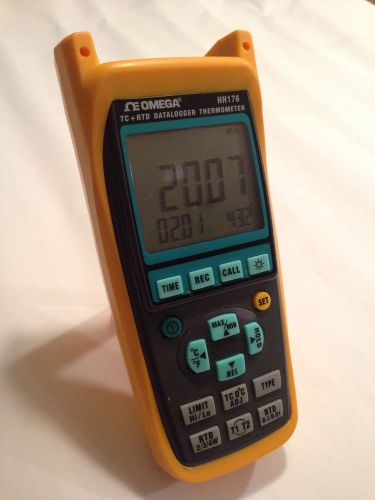 Omega hh176 tc+rtd datalogger thermometer for sale
