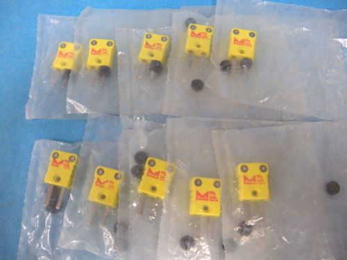 Marlin thermocouple male k connectors flat pin lot of 10 for sale