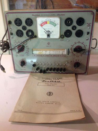 Heathkit Dynamic Tube Checker TC1 with assembly booklet