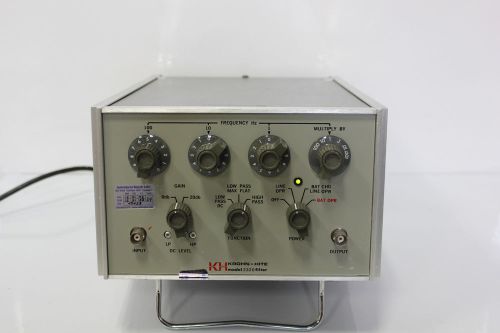 Krohn-hite model single channel variable filter 3320 (s15-2-32n) for sale