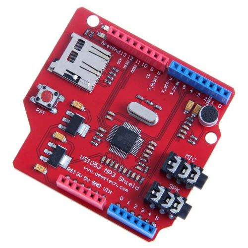 Geeetech vs1053b mp3 shield board with tf card slot,spi interface for arduino for sale