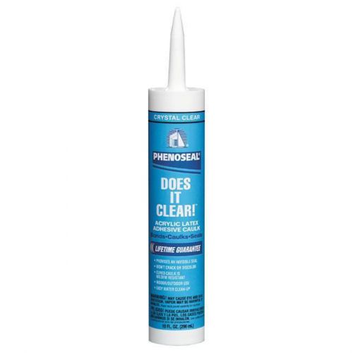 Dap phenoseal does it clear acrylic latex adhesive caulk 00602 for sale