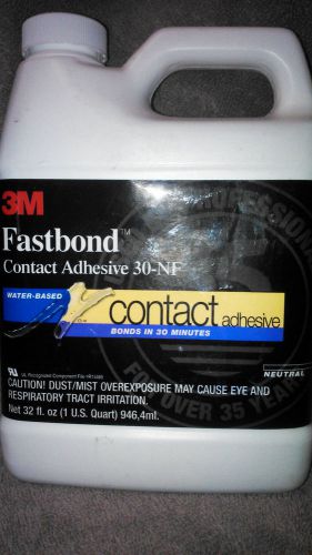 3M 30NF Fastbond Contact Adhesive, Neutral 1 Qt. Bottle (Pack of 1)