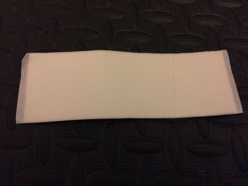 1 - WHITE - Double Stick FOAM Mounting Tape -  2 1/4&#034; X 6 1/4&#034; - NEW