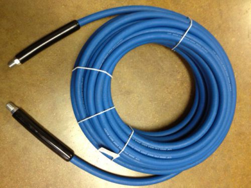50&#039; CARPET CLEANING HIGH PRESSURE SOLUTION HOSE 1/4&#034; BLUE NEW