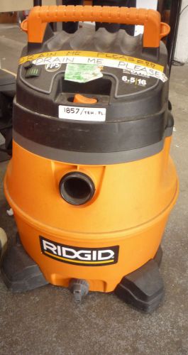 Rigid- wd 18500 quiet - wet dry industrial vacuum ( item # 1857/teh.fl.) for sale