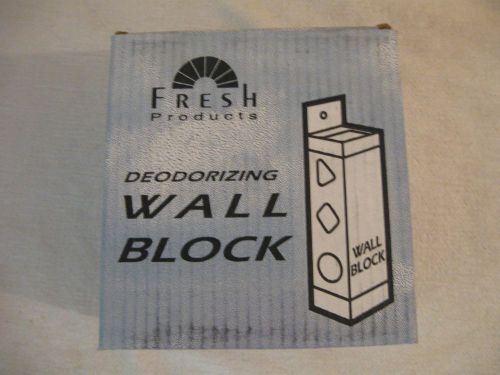 NEW FRESH PRODUCTS DEORORIZING WALL BLOCK CASE OF 6 blocks Restroom Deodorizer