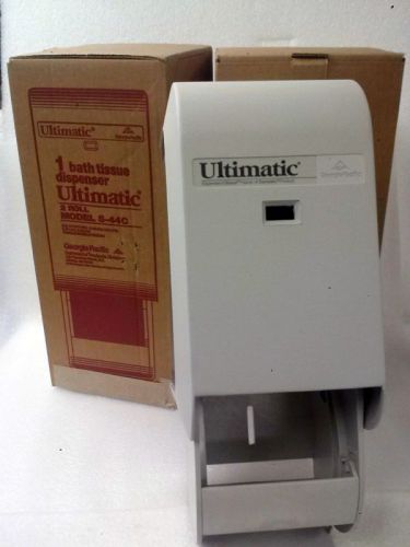 Georgia pacific ultimatic 2roll model s44c 1bath tissue dispenser, lot of 2, new for sale