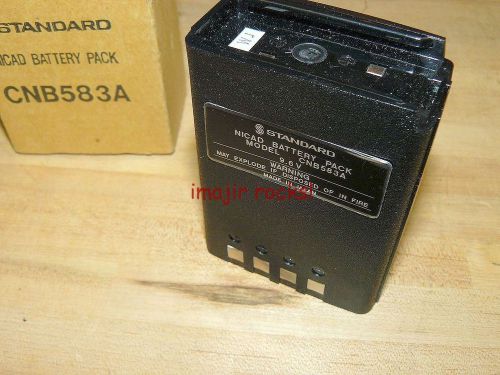 STANDARD YAESU 2-WAY PORTABLE RADIO BATTERY CNB583A 9.6 VOLT NI-CAD NEW IN BOX