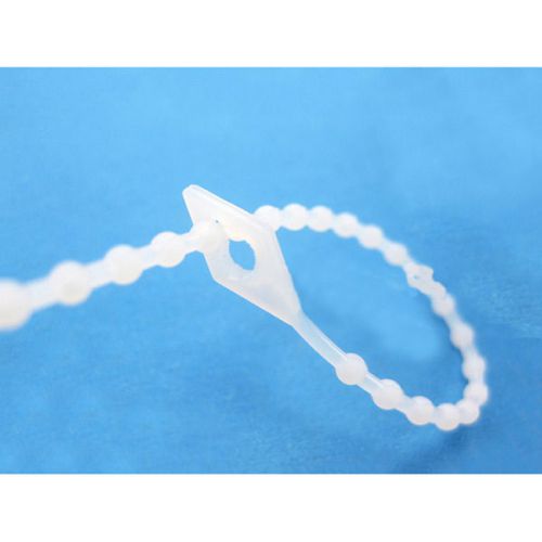 100x releasable adjustable slipknot cable tie ball zip reusable nylon66 3x150mm for sale