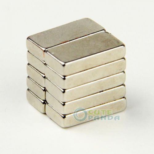 50PCS Super Strong Block Cuboid Magnets Rare Earth Neodymium 10 x 5 x 2 mm N35