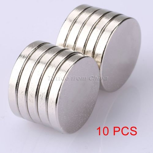10x N35 Super Strong Round Disc Magnets Rare Earth Neodymium 20x3mm 4/5&#034; x 1/8&#034;