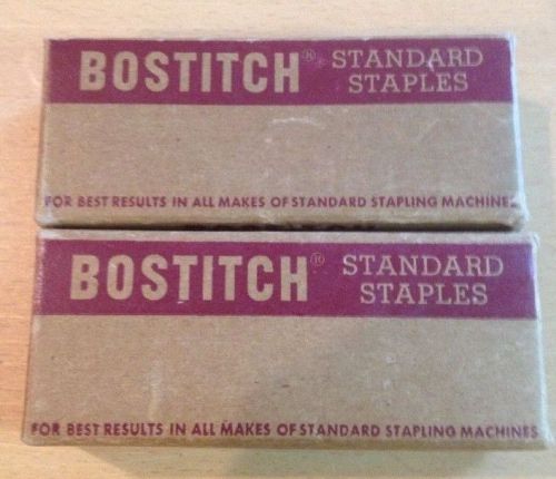 NEW STANLEY BOSTITCH SBD 191/4 STAPLES - 2 BOXES APPROX 10000