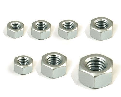 QTY200 Metric M2.5 Hex Nickel Plated Steel Screw Nuts Registered Mail Freeship