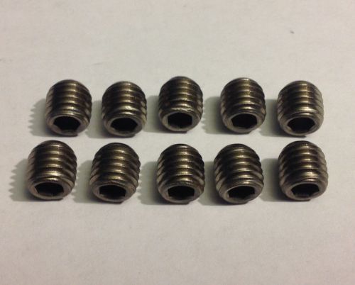 M10-1.50 x 10 Socket Set Screw Cup Point DIN 916 A2 (18-8) Stainless Steel (10)