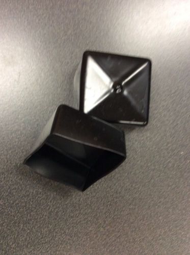 2pk 2&#034;x2&#034;x1&#034; square end cap with tapered end for sale